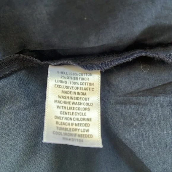 Crown & Ivy Navy Metallic Striped dress - Picture 8 of 8